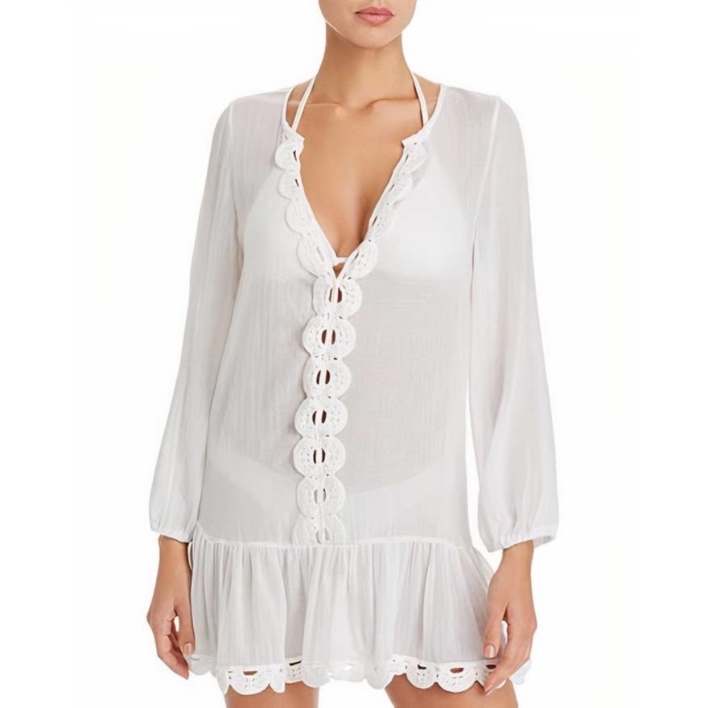 Eberjey Summer Of Love Elba Tunic Beach Cover Up S